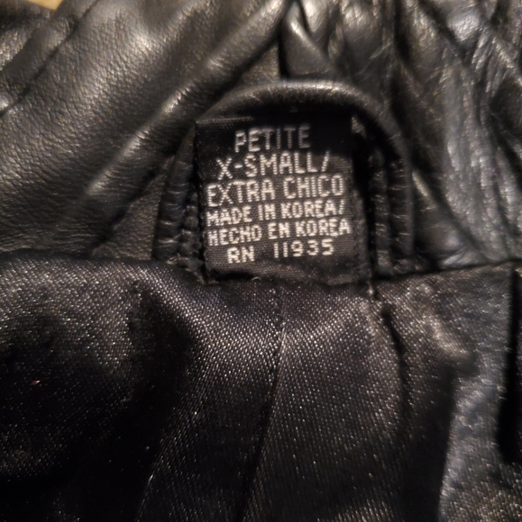 100% Genuine leather full length coat, size XSP - Picture 4 of 5